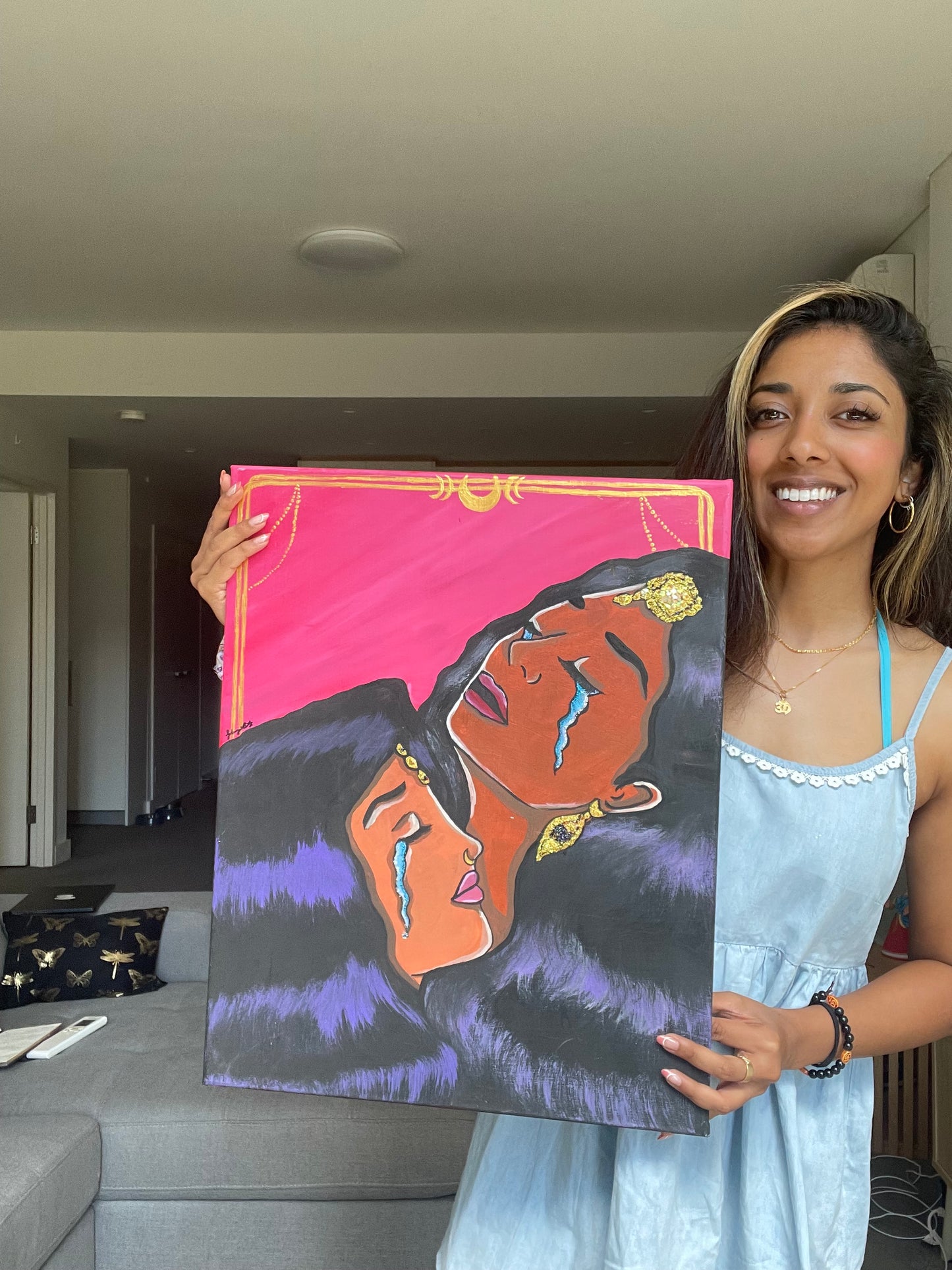 Big Girls Do Cry | Original Acrylic Painting