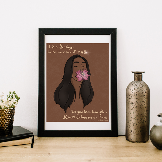 My Skin Is A Blessing | Art Print