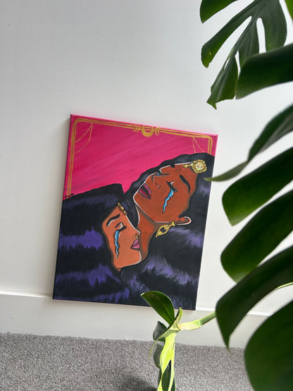 Big Girls Do Cry | Original Acrylic Painting