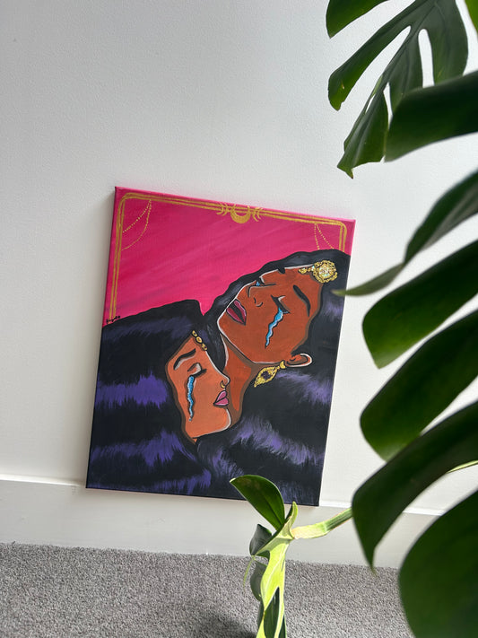 Big Girls Do Cry | Original Acrylic Painting