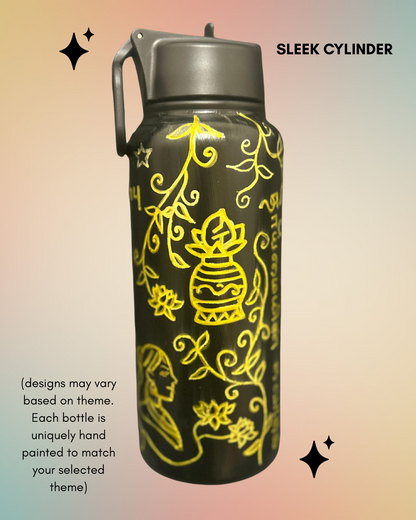 Hand-Painted Gold Bottles | Culture You Can Carry (Pre-Order)