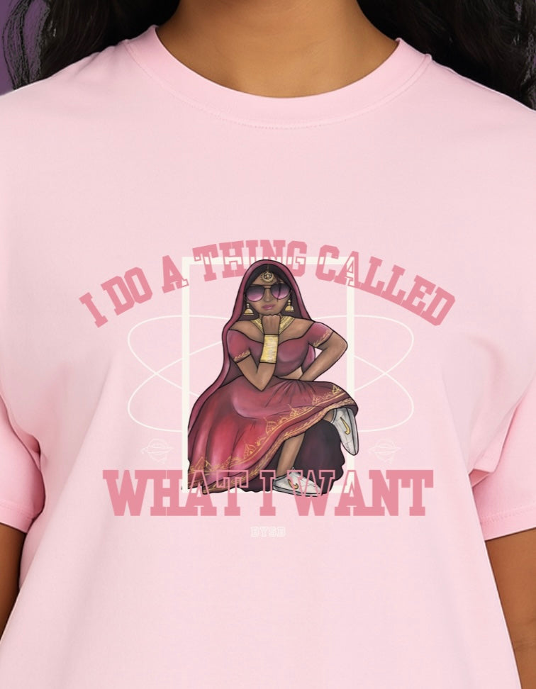 I Do What I Want PINK | Oversized Tee