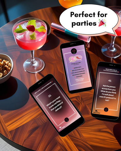 Talk That Talk | Sweet to Spicy Conversation Card Deck (Digital PDF)