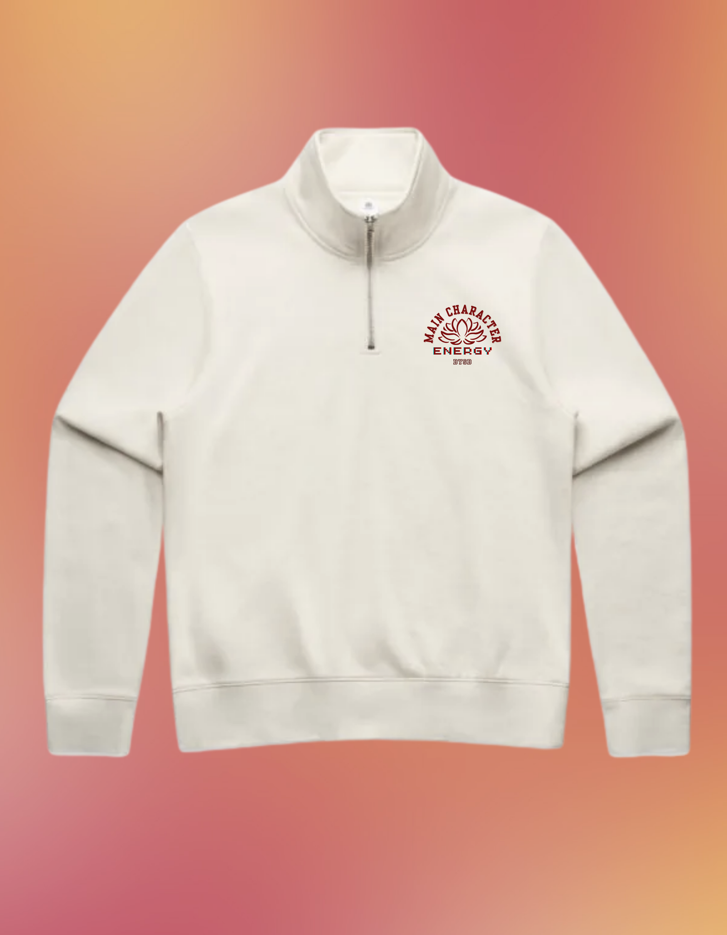 Main Character Energy | Half Zip Crew