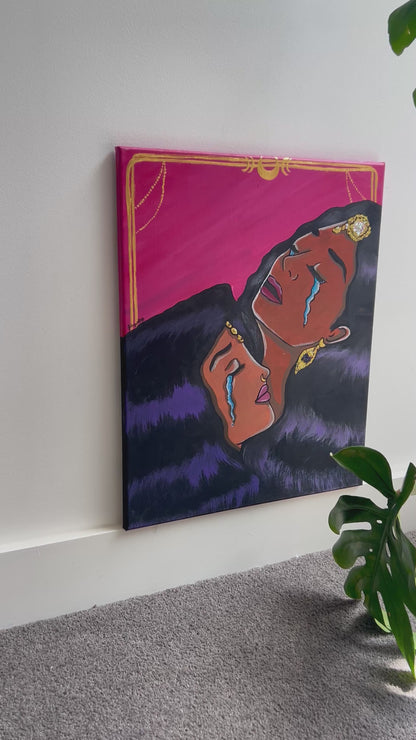 Big Girls Do Cry | Original Acrylic Painting